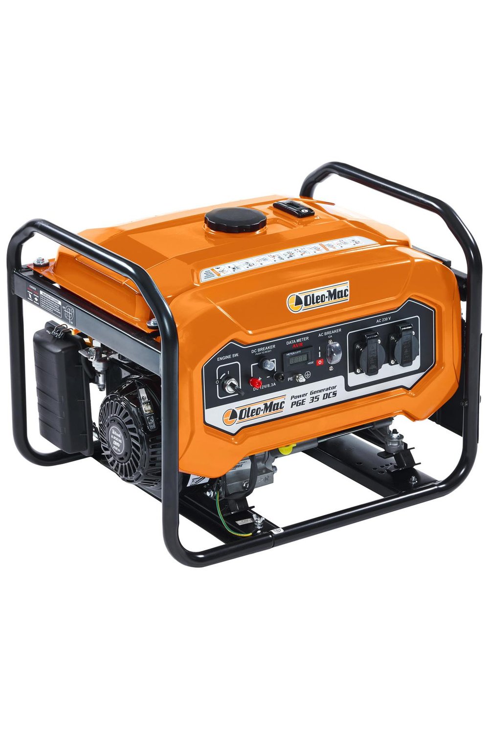 Oleo-Mac PGE 35 DCS EUR5 Benzinli Jeneratör – 3,5 kVA – Monofaze – İpli Marşlı