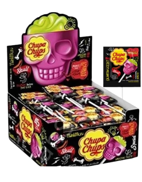 Chupa Chups Çilek Ve Misket Limonu Aromalı Lolipop Şekerleme 15 GR X 25 Adet