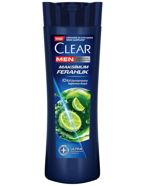 Clear Kepeğe Karşı Etkili Şampuan Maksimum Ferahlık 350 ML