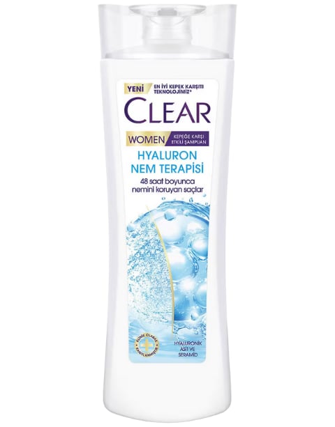 Clear Women Kepeğe Karşı Etkili Şampuan Hyaluron Nem Terapisi 350 ML