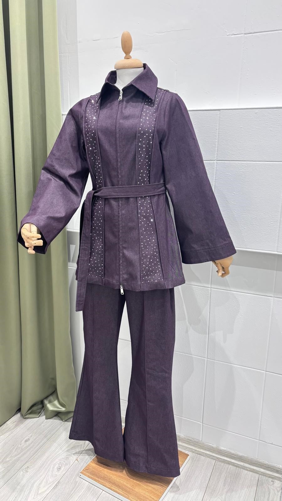 FUSHYA 26023 TAŞLI PANTOLONLU TAKIM