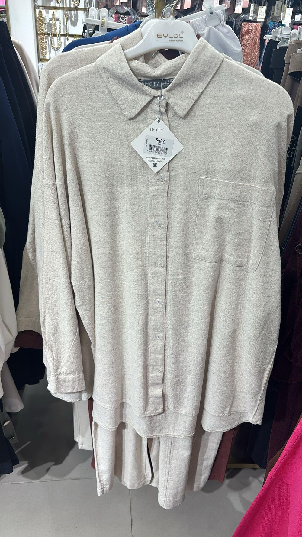 MY CİTY 5697 KETEN PANT. TKM