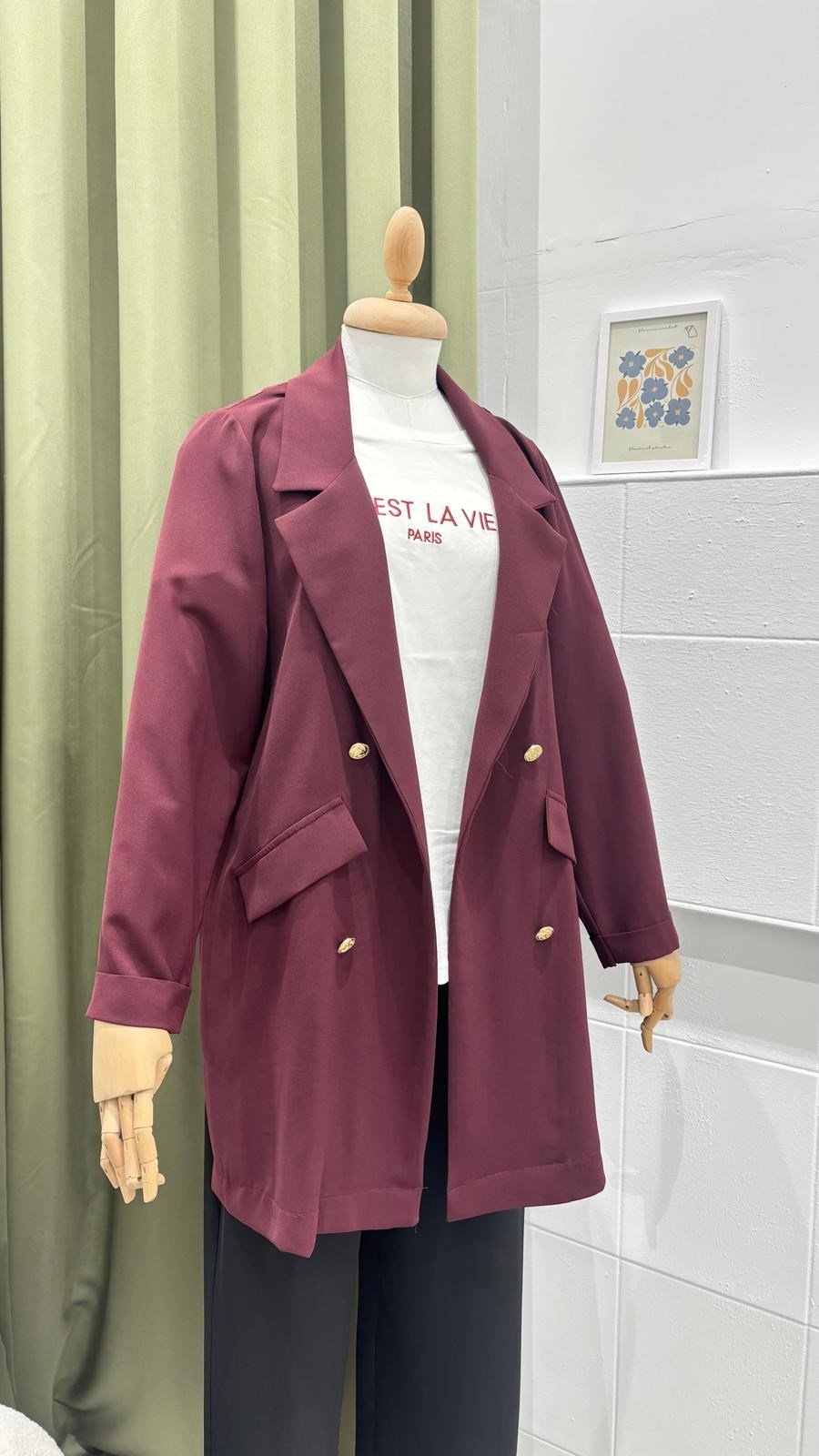 NOŞHE 3079 ASTARSIZ BLAZER CEKET