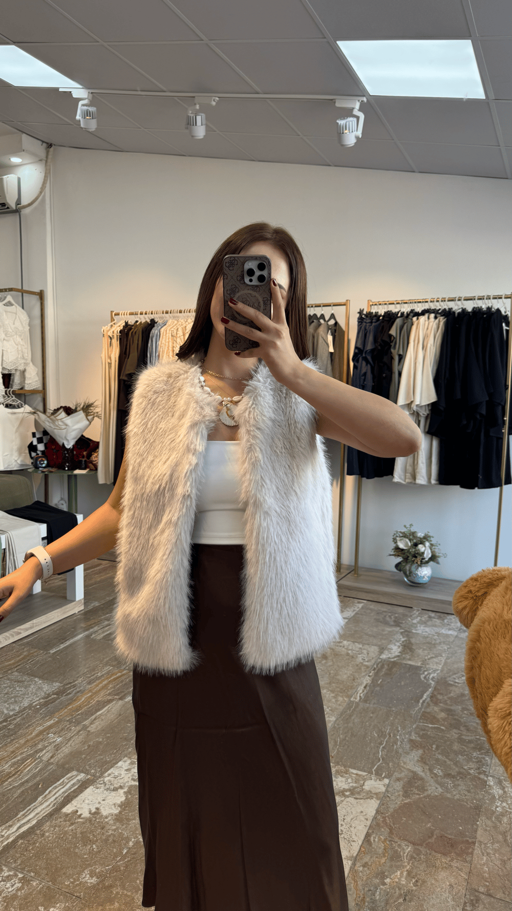 Zara Kürk Yelek