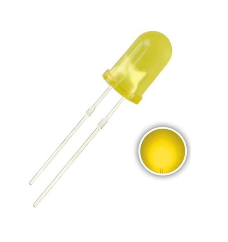 3mm Sarı Diyot LED (10 Adet)