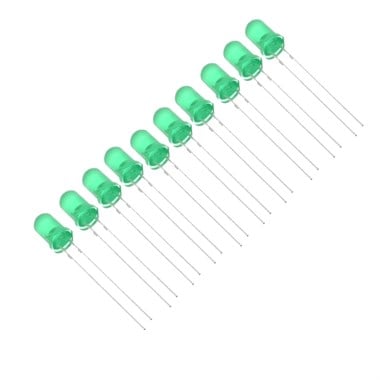 5mm Yeşil Diyot LED (10 Adet)