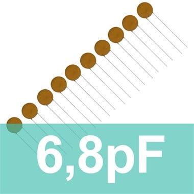 6.8pF Seramik Kondansatör (10 Adet)