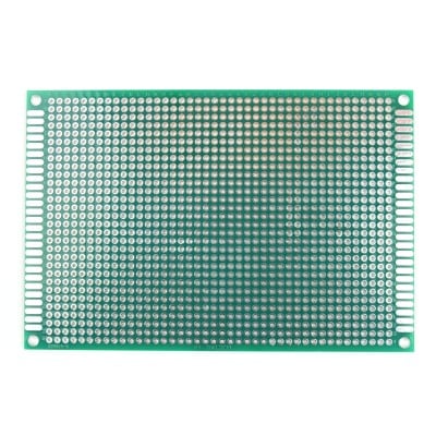 8x12cm Çift Yüzlü Delikli Pertinaks Levha PCB