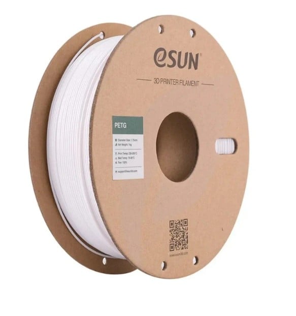 eSUN Beyaz Petg Filament 1.75mm 1 KG
