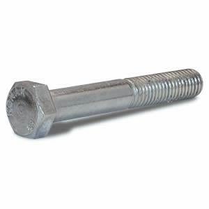 M6x45mm Civata Beyaz Altıköşe Yarım Diş