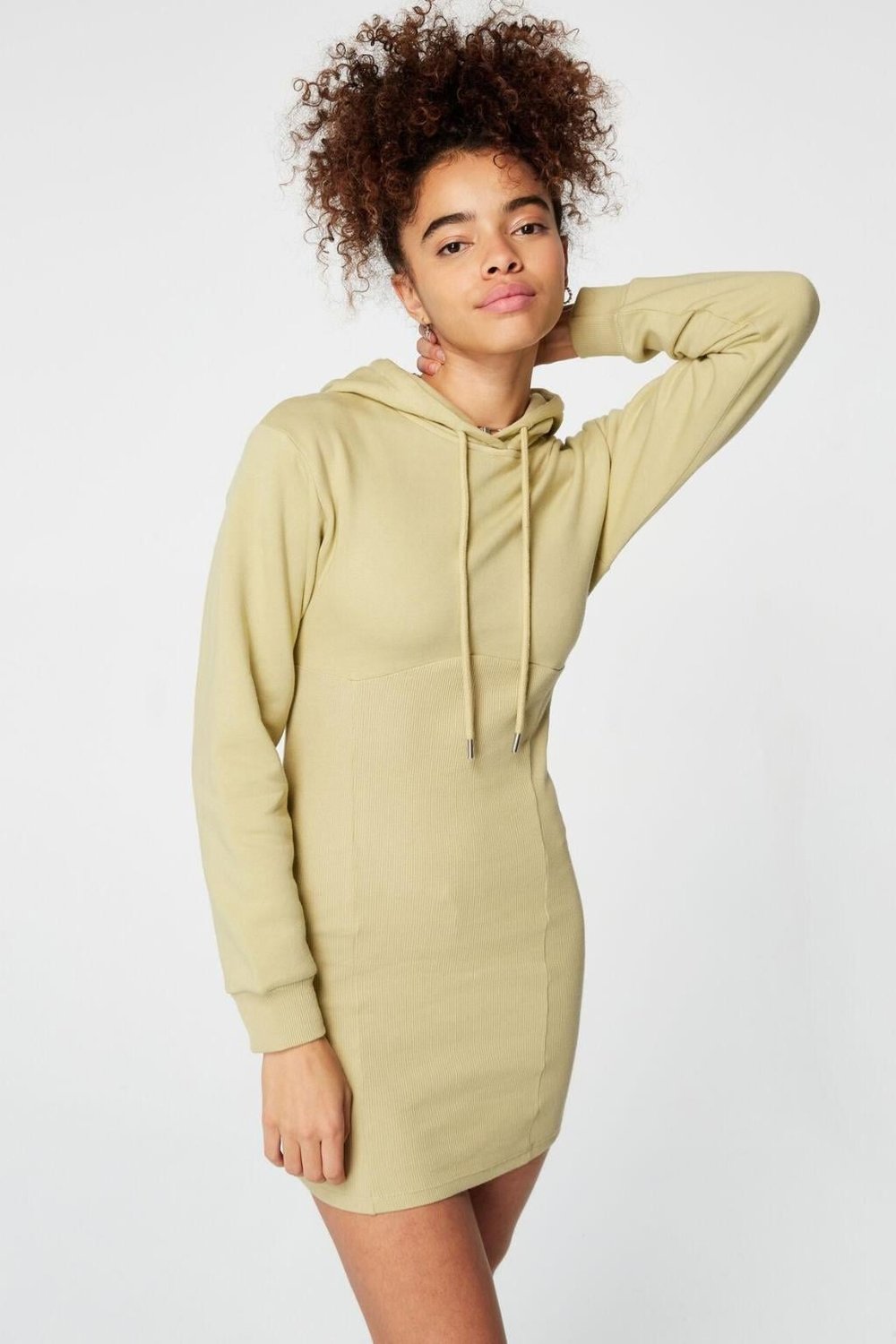 ORJ MARKA SWEATSHIRT MİNİ ELBİSE