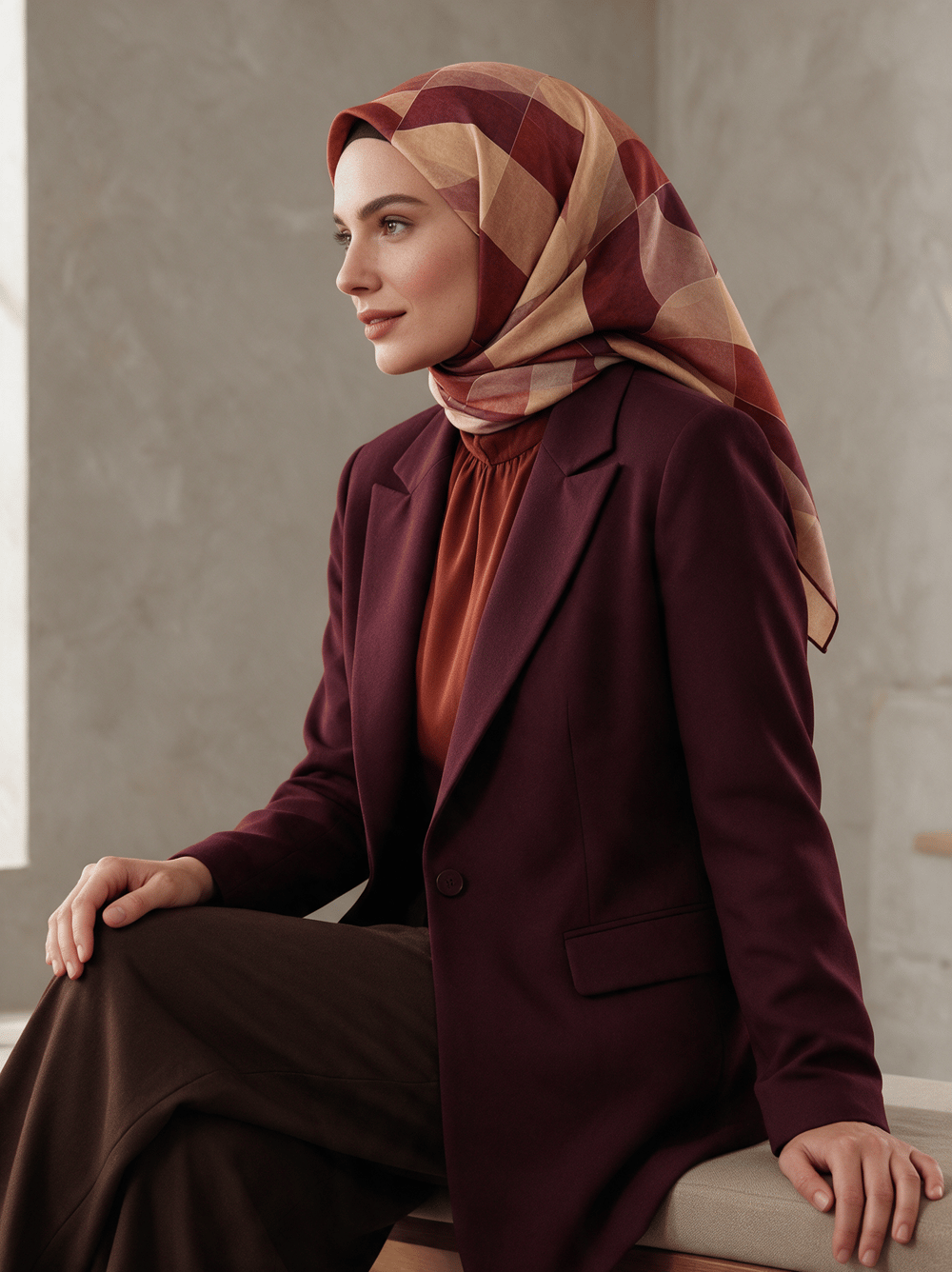 Belessia Soft Natural Serisi Eşarp Soft  BBC3501