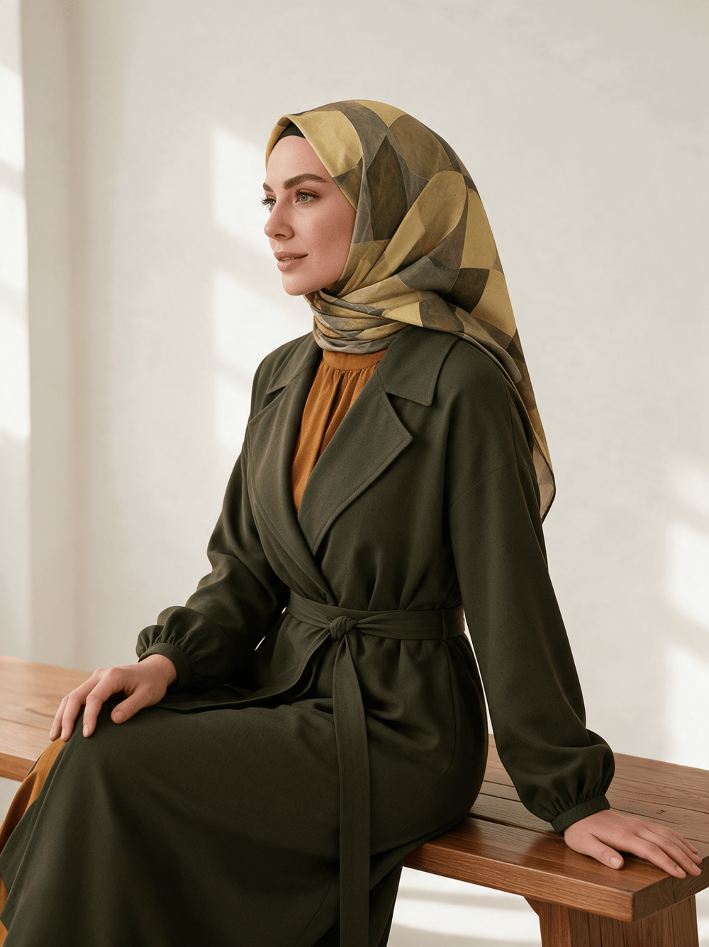 Belessia Soft Natural Serisi Eşarp Soft  BBC3513