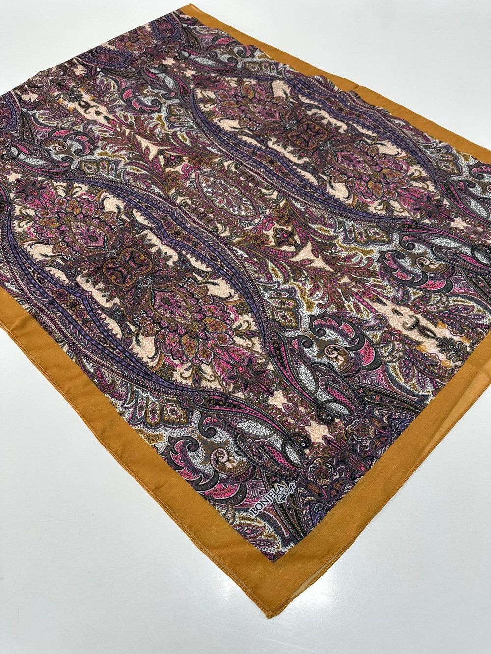 Bonjela Soft Pamuklu Şal Etro Desen LBS1904