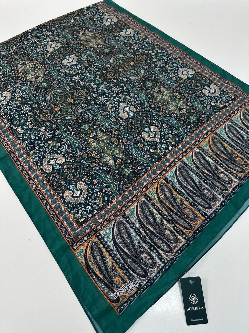 Bonjela Soft Pamuklu Şal Etro Desen LBS1804