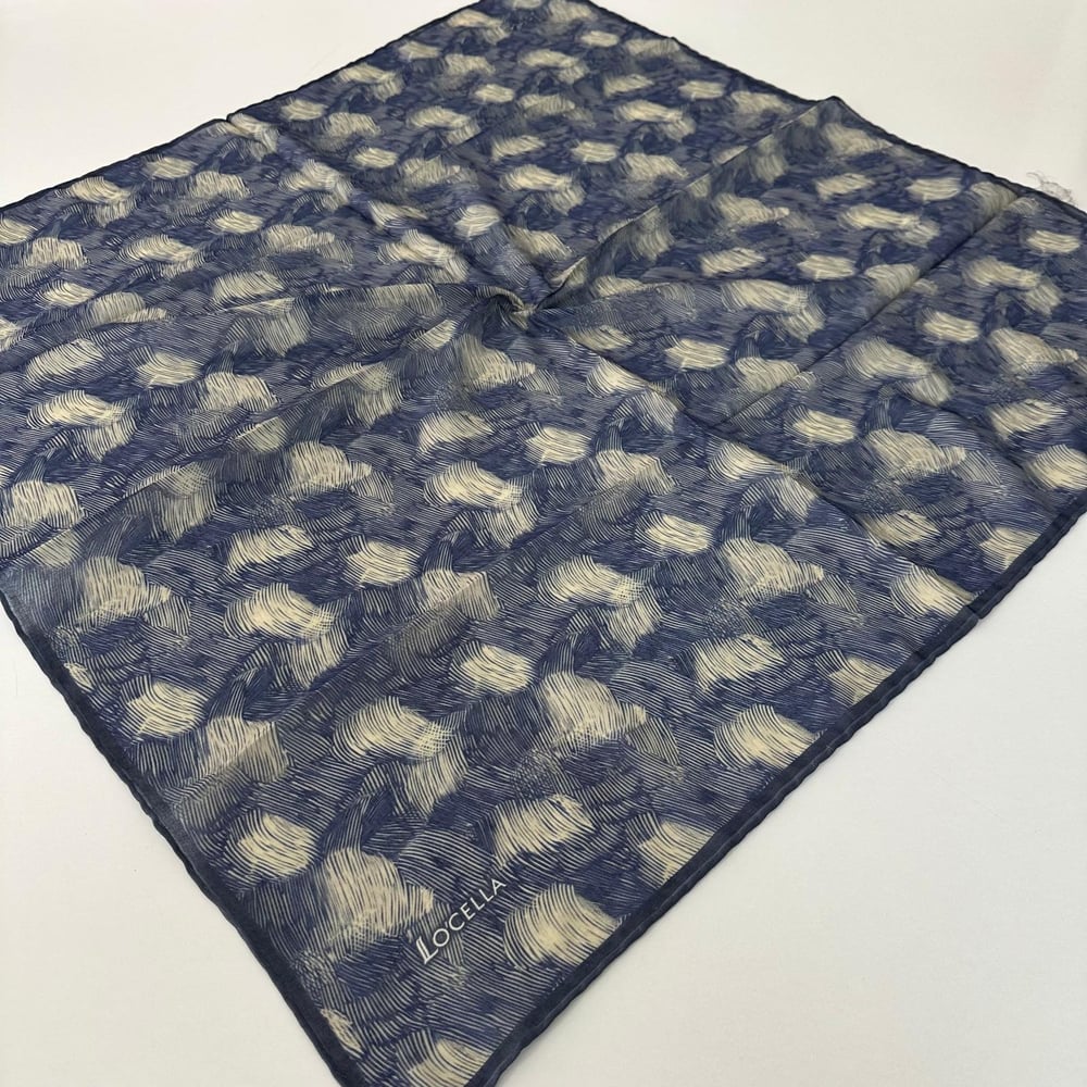 Locella Soft Pamuklu Eşarp Lacivert Serisi LDFC4907