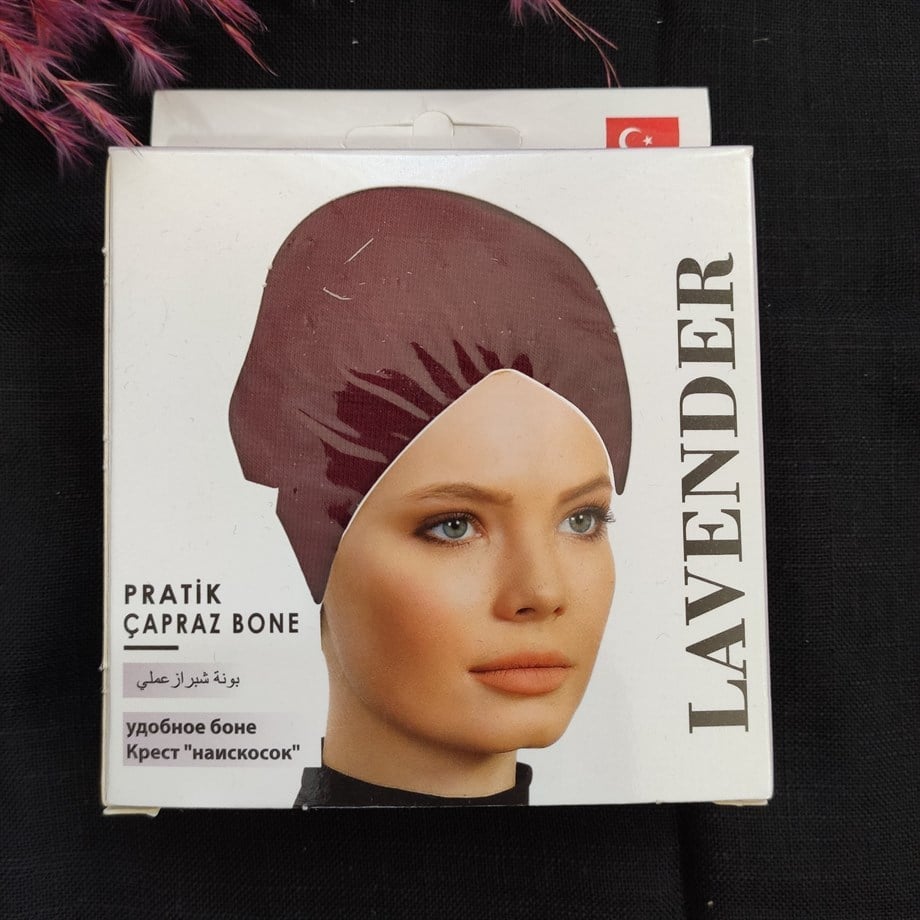 Lüx Premium Çapraz Boru Bone Bordo