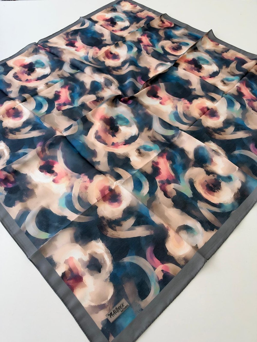 Mavi İpek Natural Soft Eşarp LGC0106