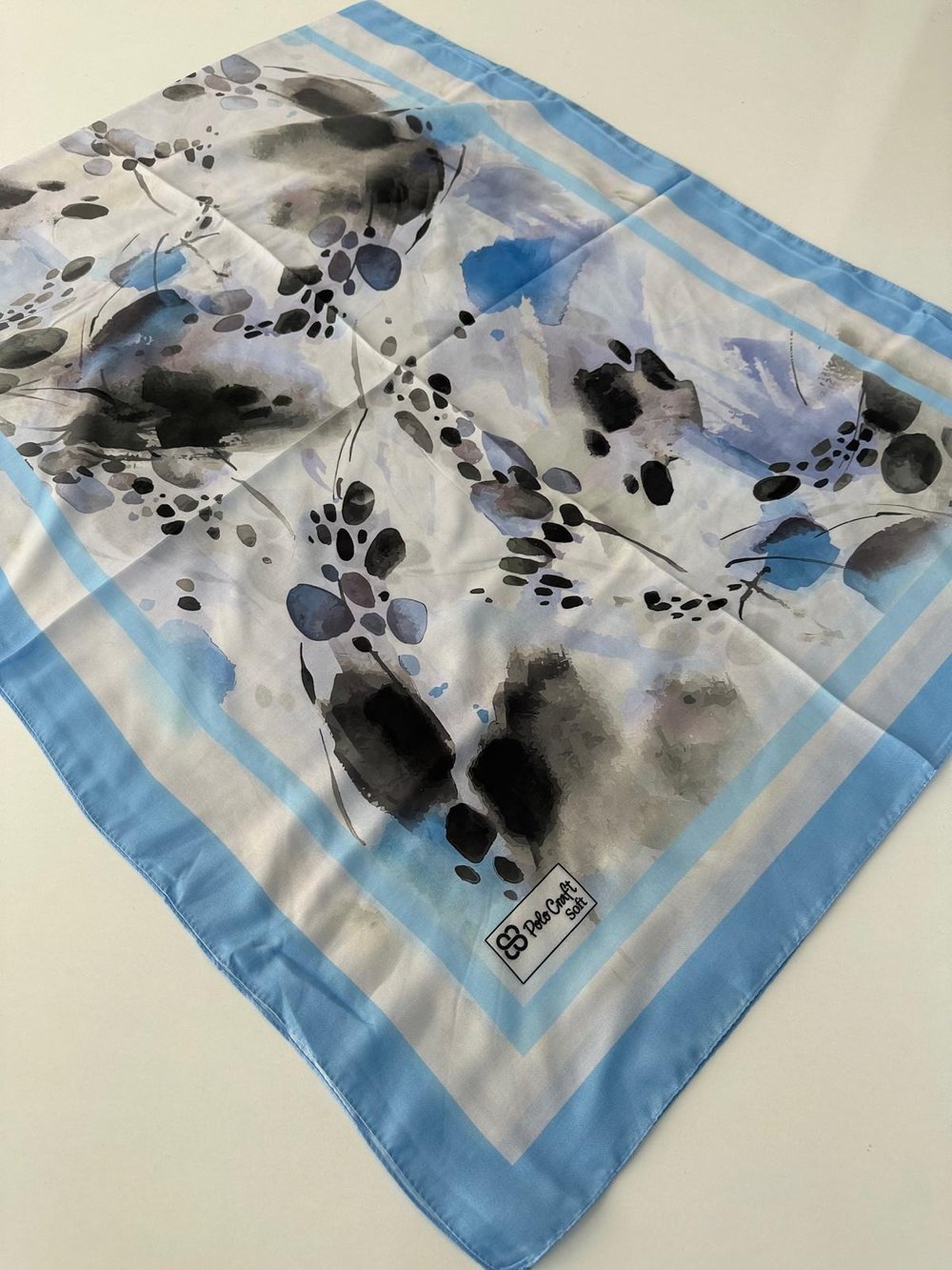 Polo Craft Soft Pamuklu Şal Mavi Serisi FZY0807
