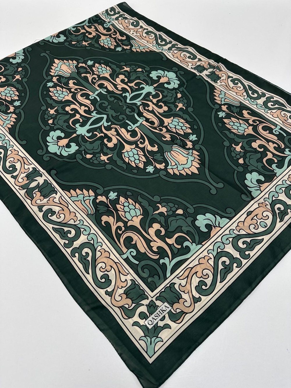 QASHKA Soft Pamuklu Şal Etro Desen LBD0708