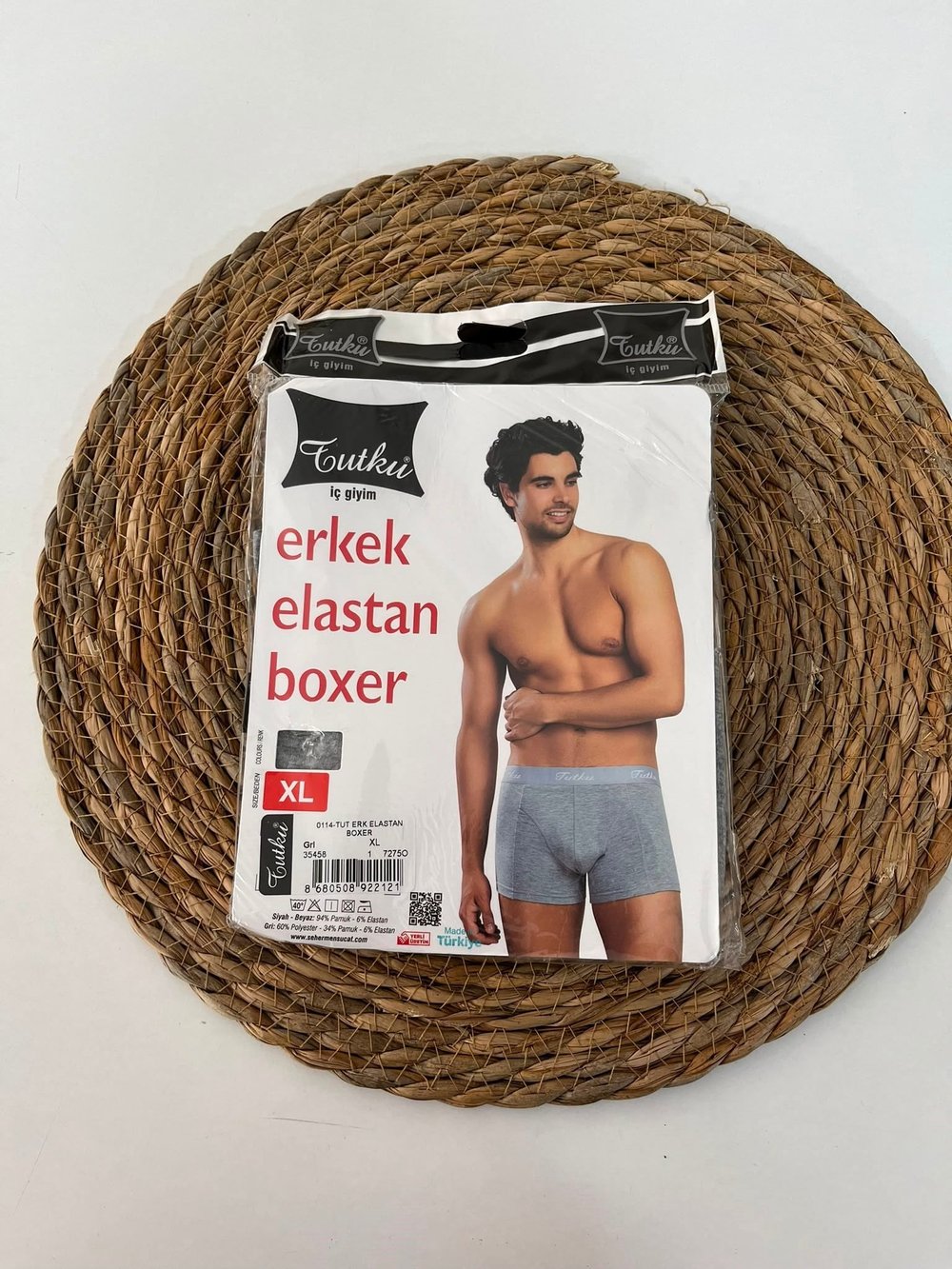 Tutku Elestan Boxer  Gri ALT0402