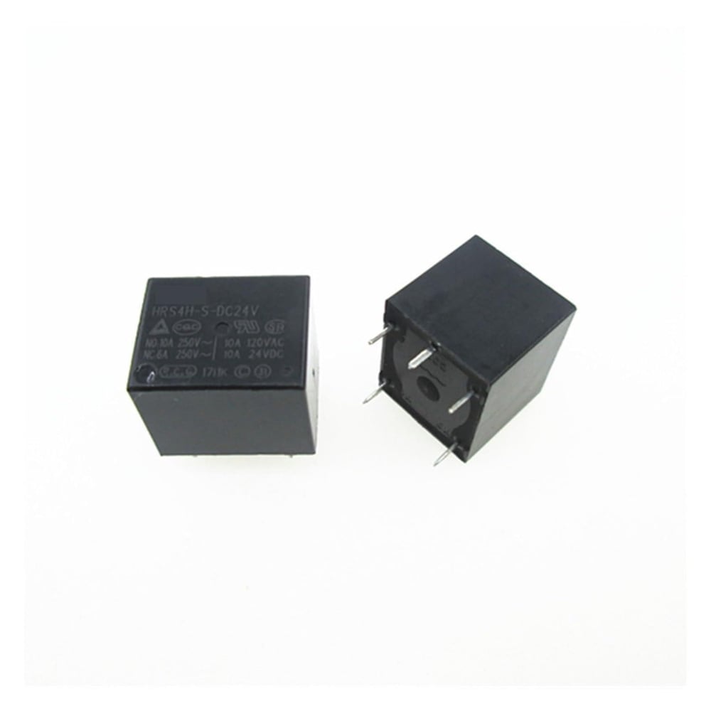 24V DC, Tek kutuplu, çift yönlü (SPDT), 10A 250V AC, Güç Rölesi, PCB Montaj, HKE