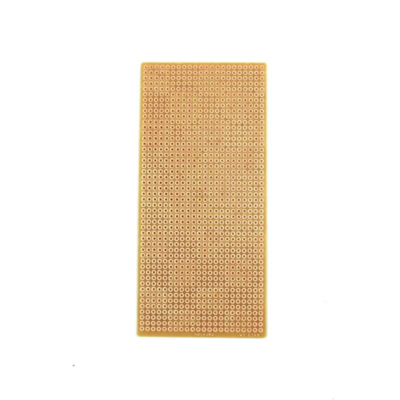 6x13cm Tek Yüzlü Delikli Bakırlı Plaket (Pertinaks Malzeme)
