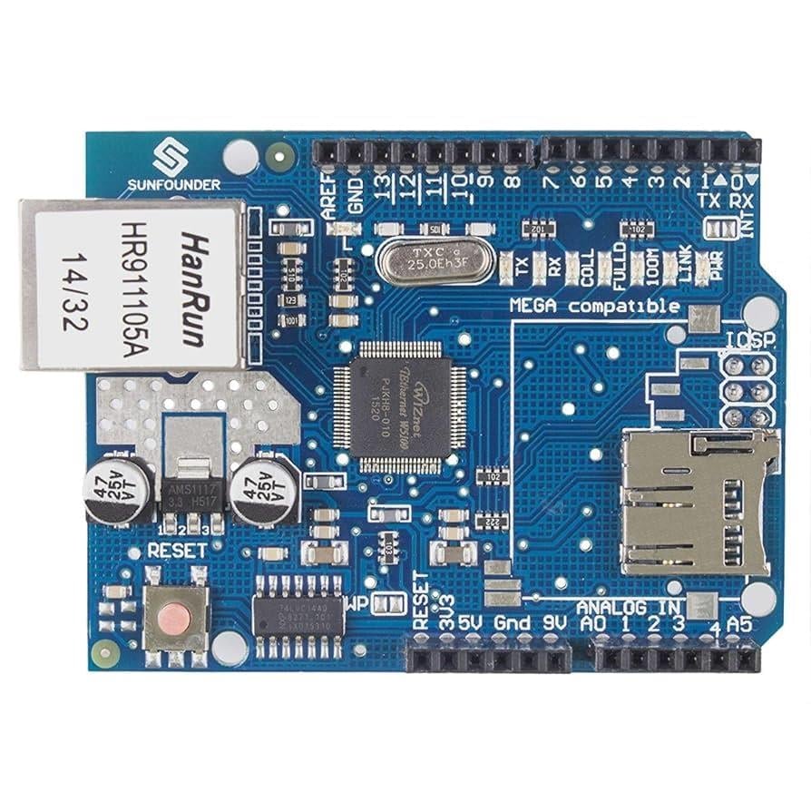 Arduino Ethernet Shield - (Klon), Wiznet W5100