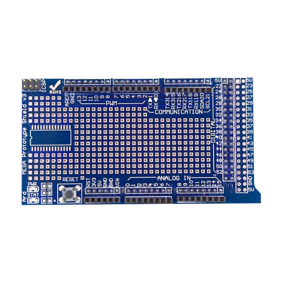 Arduino Mega ProtoShield - Geniş Pinli Gelişmiş Kart
