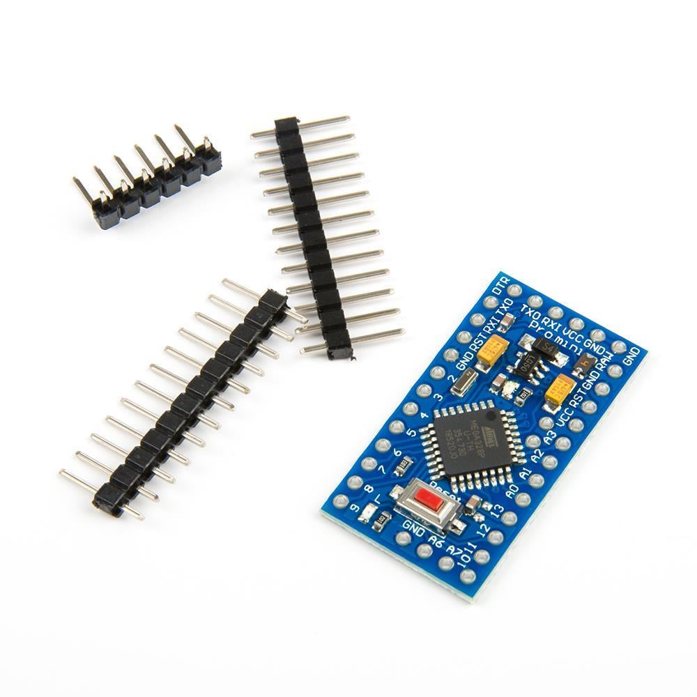 Arduino Pro Mini 328 (Klon)- 5 V / 16 MHz - Header'lı, Header Setiyle Birlikte, Kompakt Seri Programlama Kartı