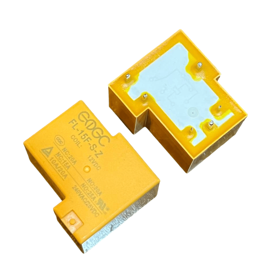 FL15F-S-Z 12V, 12V DC, Tek kutuplu, çift yönlü (SPDT), 10A 250V AC, Genel Amaçlı Röle, PCB Montaj, Flourishing
