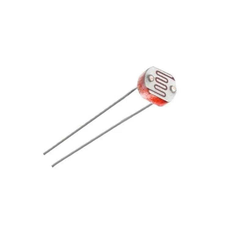 LDR 5mm 8004, 4-11K Ohm @ 10 lux, 9mm Sensör, Senba