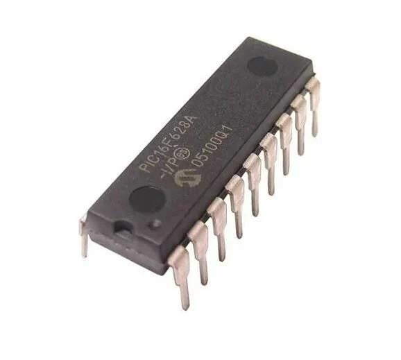 PIC16F628A Mikrodenetleyici (MCU), 8-bit PIC, 3.5KB Flash, 4MHz, 18-Pin, DIP-18, THT, Microchip