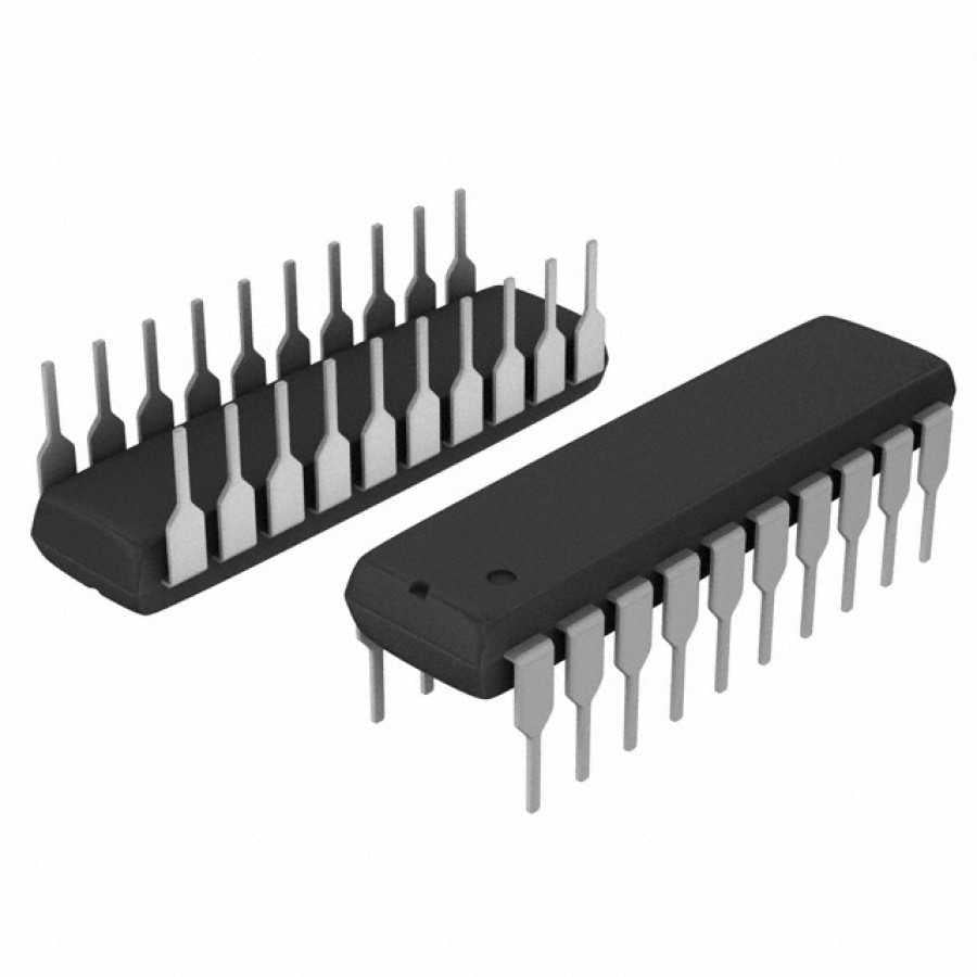 SN74HC244N, Buffer/Line Driver (Tampon / Hat Sürücüsü), 2-6V, 7.8mA, Entegre, DIP-20 (7.62mm), THT, Tüp, Texas