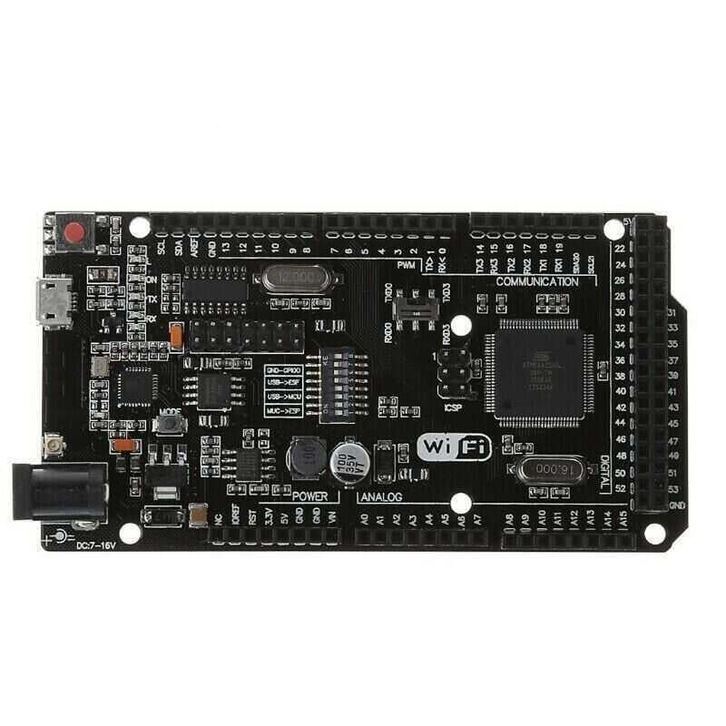 Wifi Tabanlı Arduino Mega - Esp8266+Atmega2560, Geniş Pinli Gelişmiş Kart
