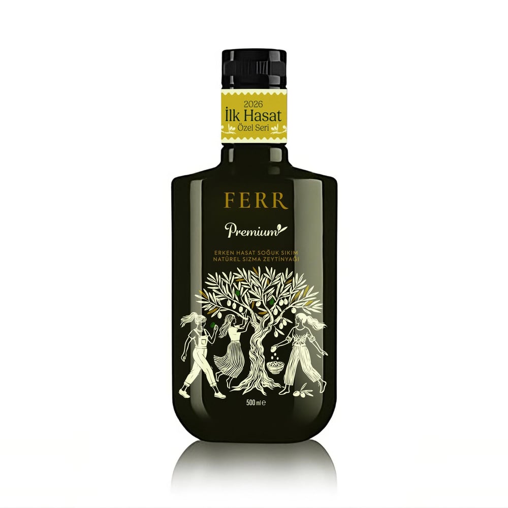 FERR Premium 2026 İlk Hasat Natürel Sızma Zeytinyağı 500ml