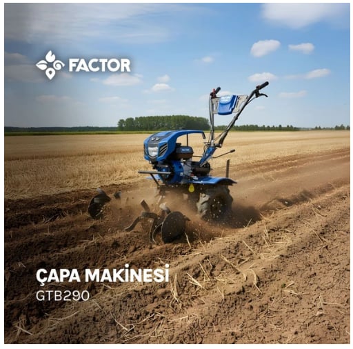 Factor GTB290 7 Hp Benzinli Çapa Makinesi