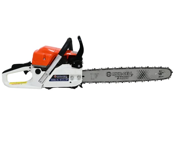 Mur-Cell Mur-5201 Benzinli Testere Hızar Motoru Ağaç Odun Kesme Testeresi 52cc