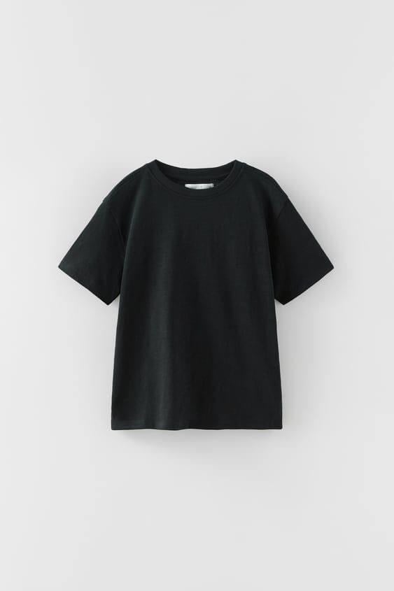 Unisex Model 7-14 Yaş Tshirt - Siyah