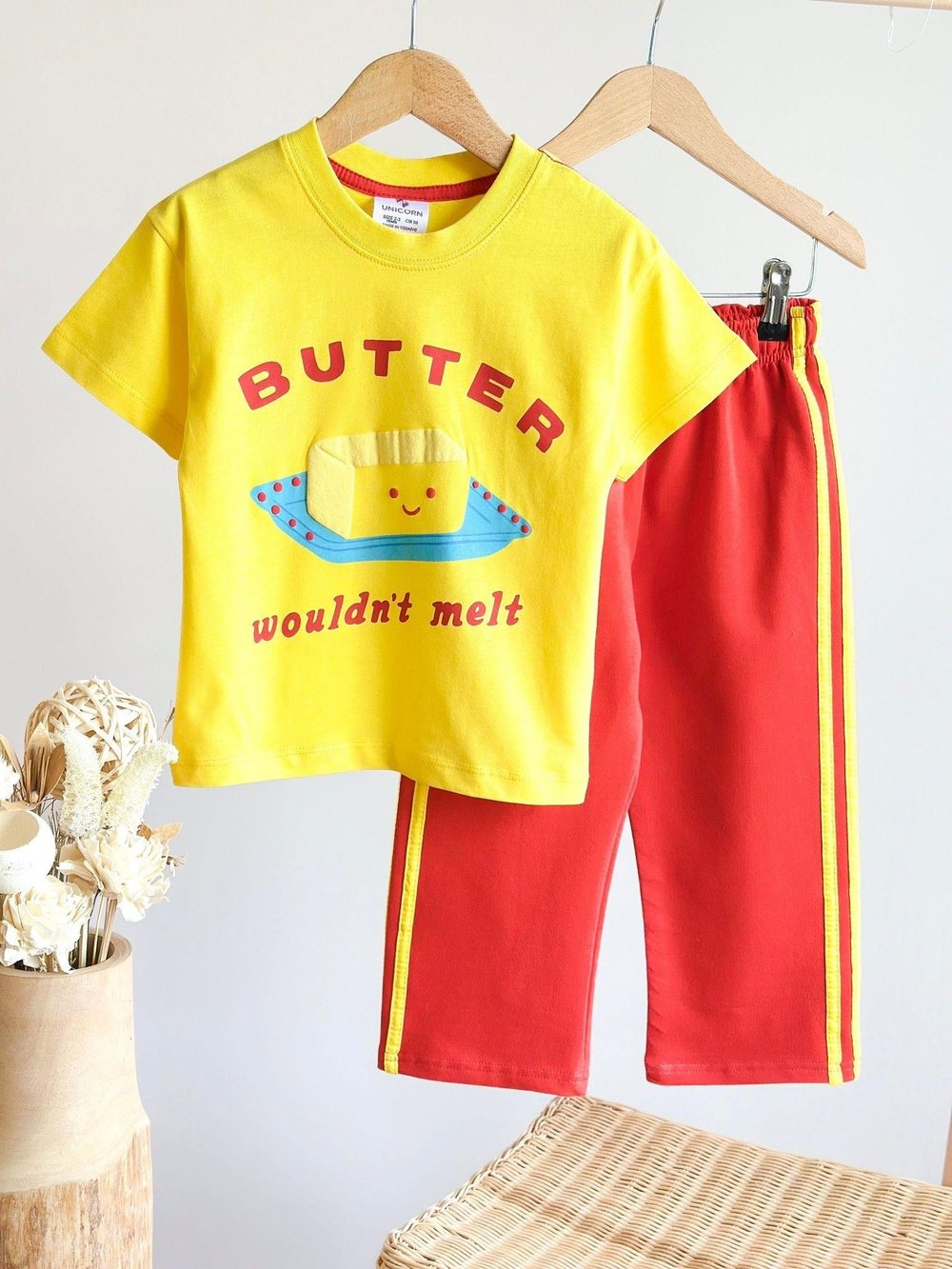 Butter Unisex İkili Takım - Kırmızı