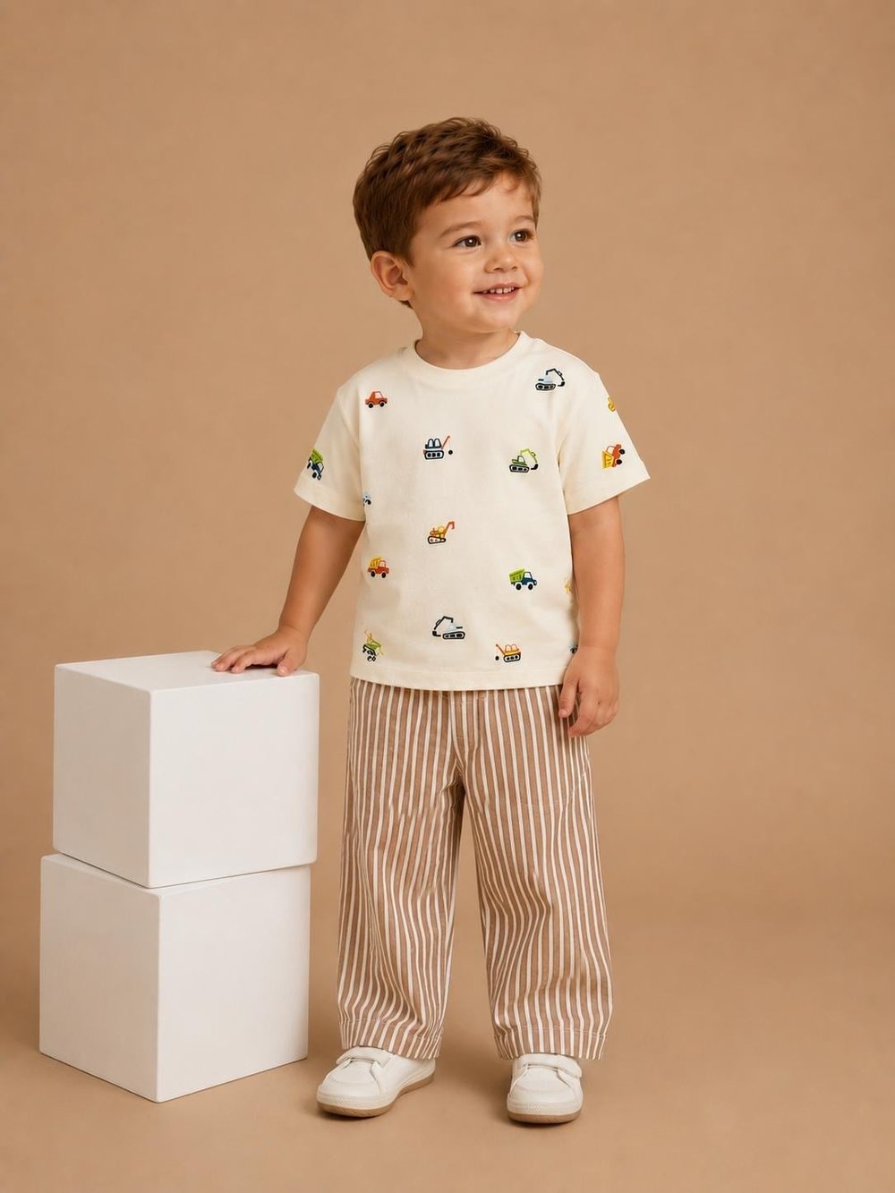Çizgili Unisex Pantolon