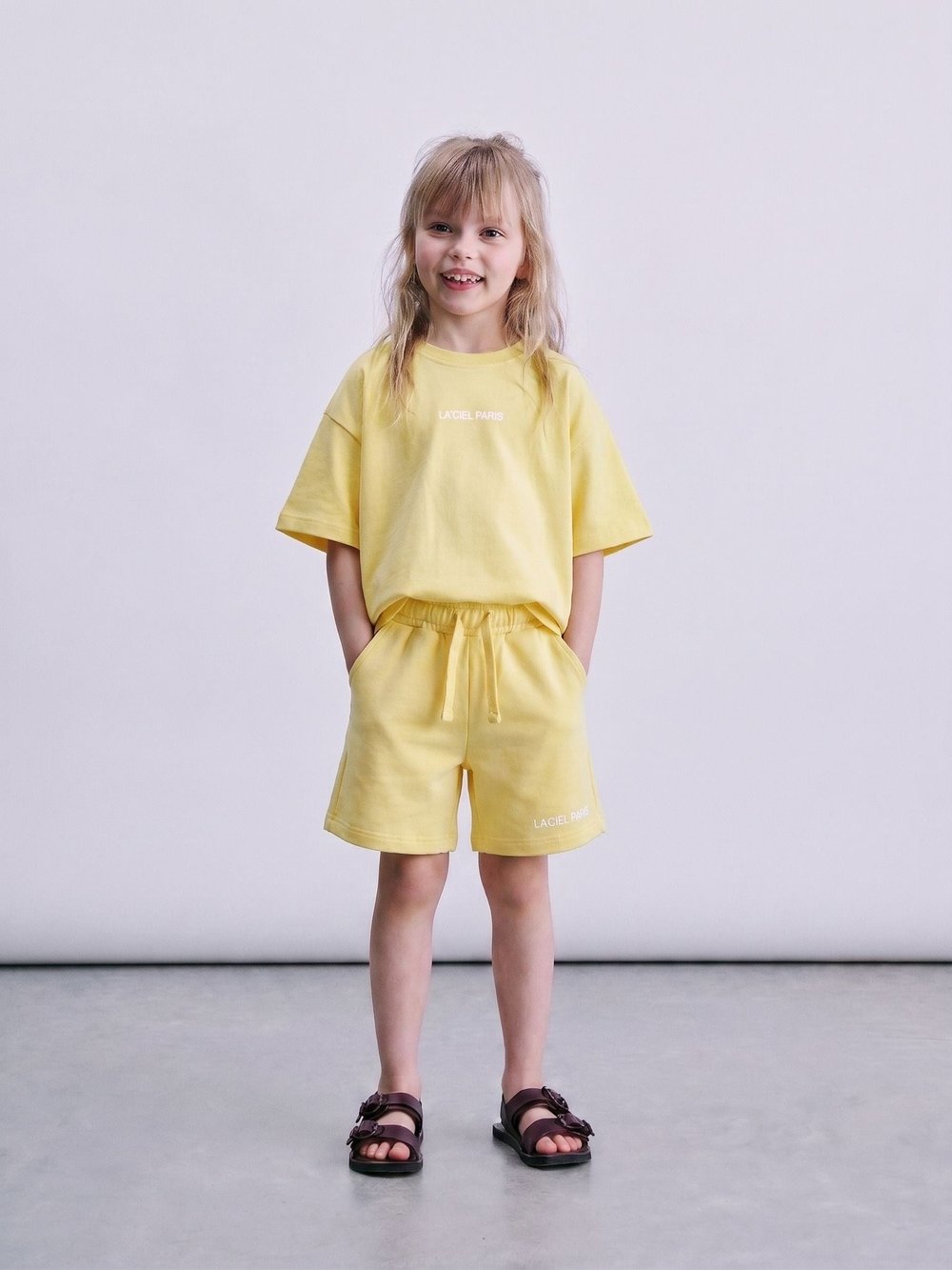La'ciel Paris Basic Unisex 2'li Takım - Sarı