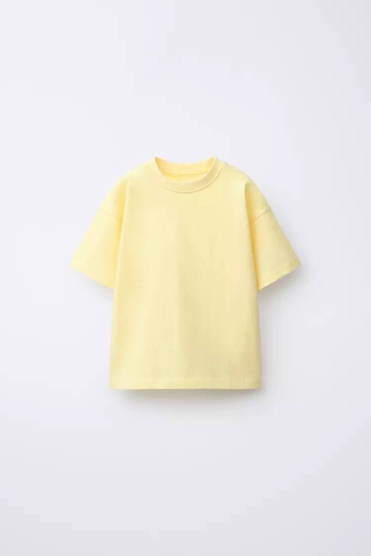 La'ciel Paris Desenli Unisex Tshirt - Sarı