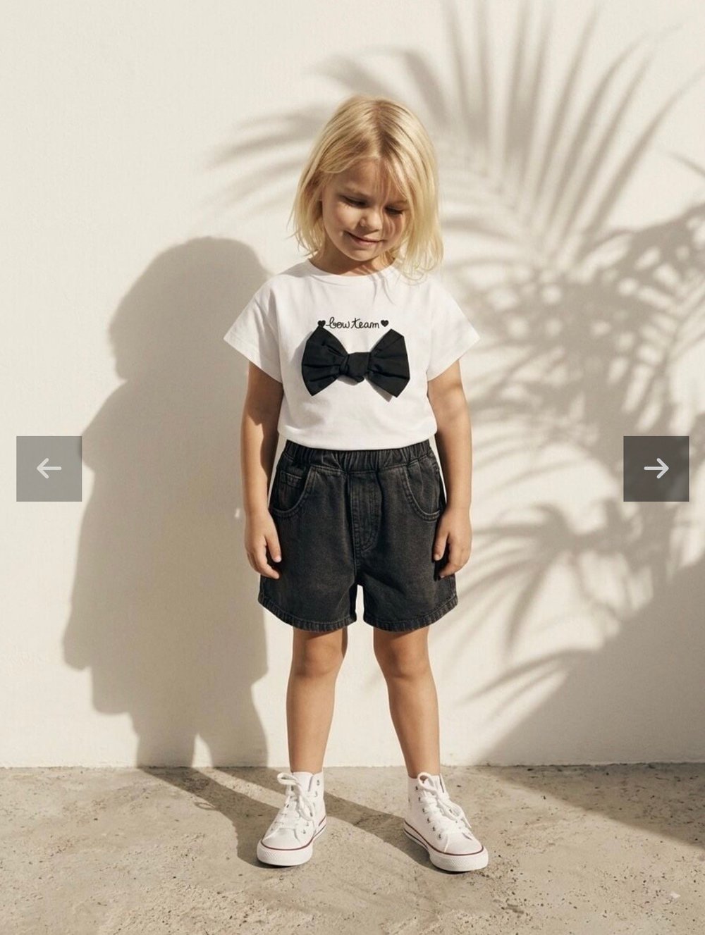 La'ciel Paris Fiyonklu Tshirt - Siyah Beyaz