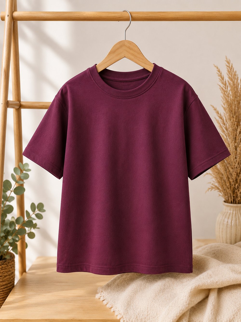 Unisex Basic Tshirt - Mor