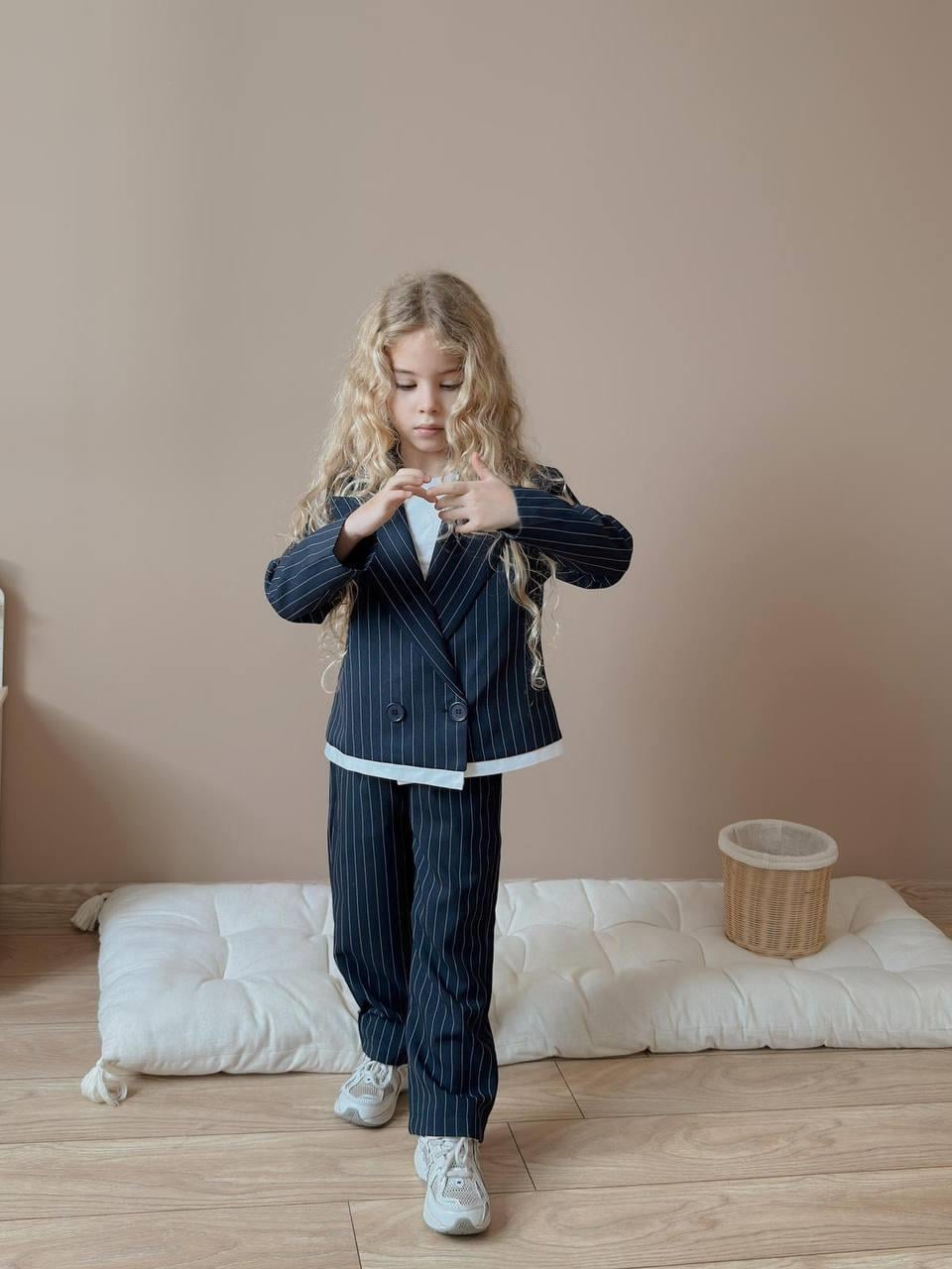 Unisex Model Ceketli Pantolon Takım - Lacivert