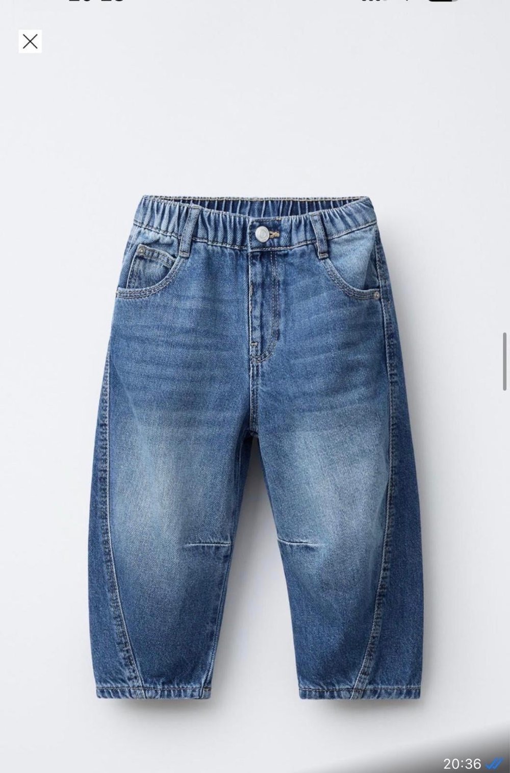 Yumuşak Denim Pantolon - Lacivert