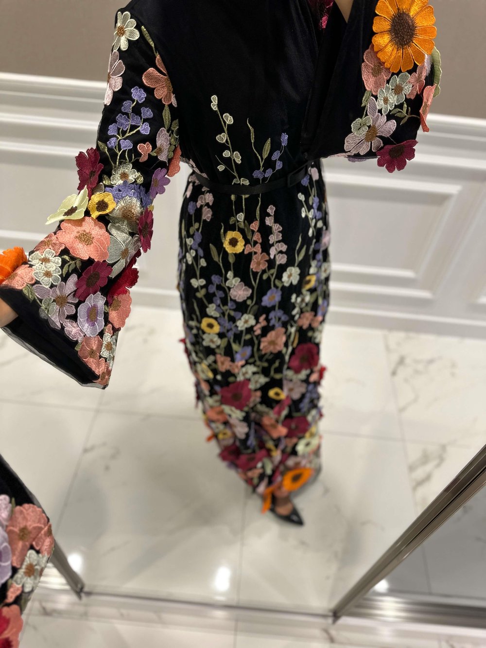 FLORAL ELBİSE