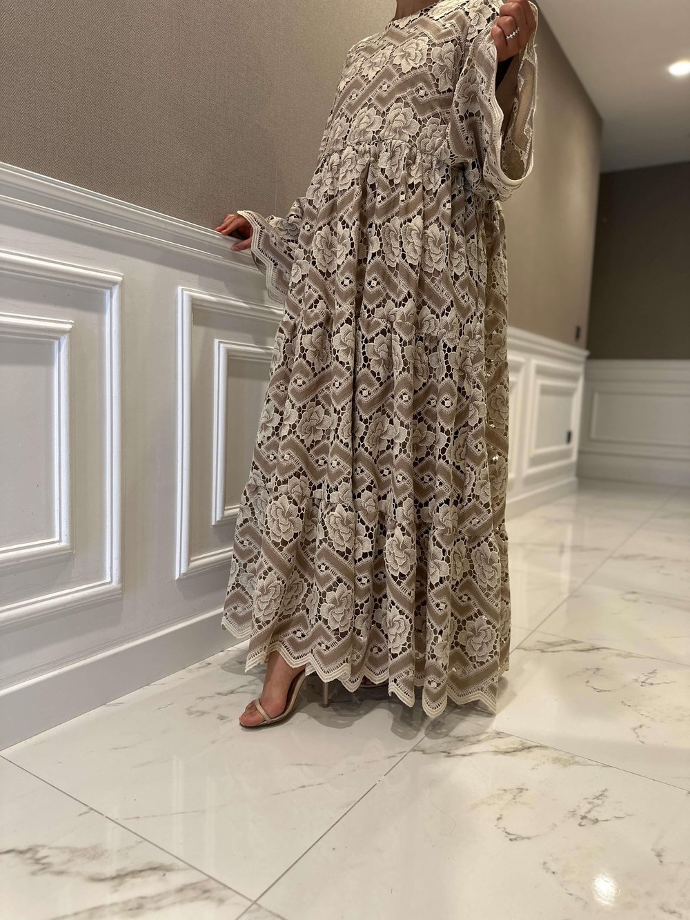 LAURA LATTE ELBİSE (UZUN KOL)