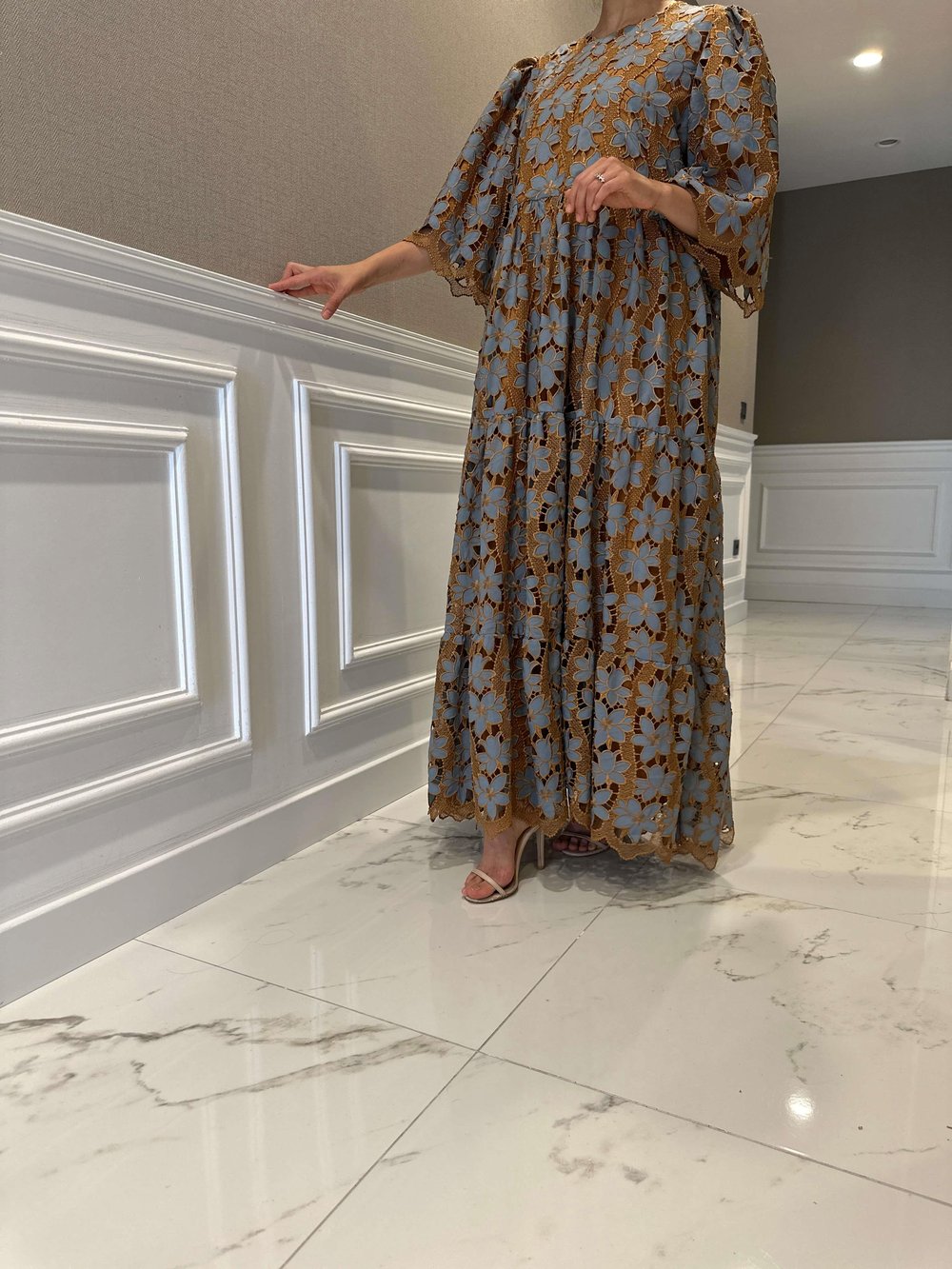 LAURA TARÇIN ELBİSE (KISA KOL)